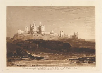 Castello di Dunstanborough Liber Studiorum, parte III, tavola 14