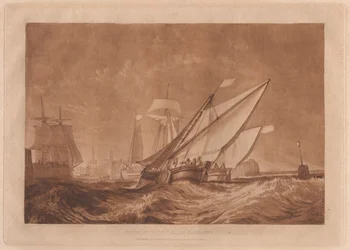 Ingresso del porto di Calais