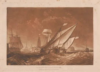 Ingresso del porto di Calais