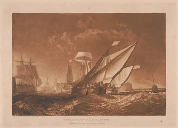 Ingresso del porto di Calais