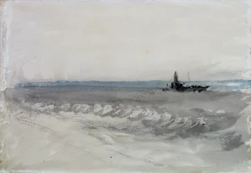 Mare Grigio, Barca che Corre a Riva, c.1840