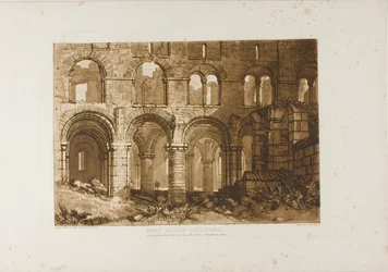 Cattedrale di Holy Island, tavola 11 da Liber Studiorum