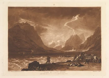 Lago di Thun, Swiss Liber Studiorum, parte III, tavola 15