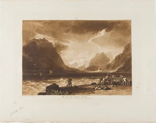 Lago di Thun, tavola 15 da Liber Studiorum