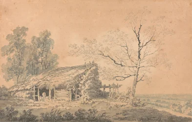 Paesaggio con fienile, c.1795