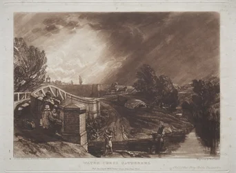 Liber Studiorum: Raccoglitori di crescione, Rails Head, Ferry Bridge, Twickenham