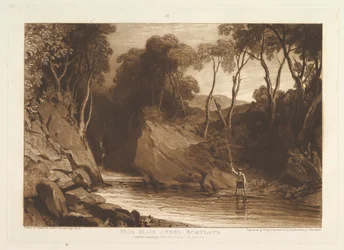 Vicino a Blair Athol, Scozia Liber Studiorum, parte VI, tavola 30, 1 giugno 1811