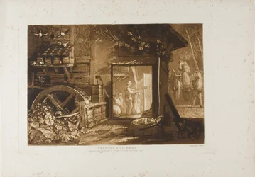 Mulino di Pembury, Kent, tavola 12 da Liber Studiorum