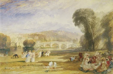 Richmond Hill e Ponte, Surrey, c.1831