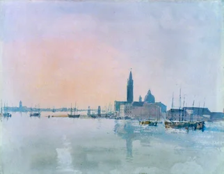 San Giorgio Maggiore dalla Dogana, 1819