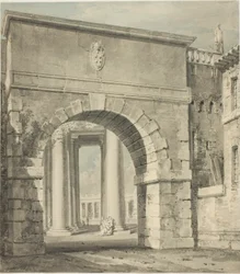San Pietro visto attraverso la Porta Angelica