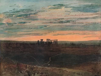 Stonehenge: Tramonto, 1909