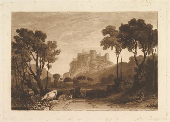 Il castello sopra i prati Liber Studiorum, parte II, tavola 8, 1808
