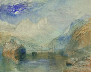 Il Lauerzersee con Schwyz e i Mythen