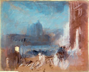 La Santa Maria della Salute, Venezia, di notte, 1840