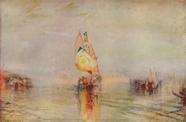 Il sole di Venezia che va al mare, esposto 1843, 1937