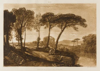 Il Tempio di Minerva Medica, tavola 23 da Liber Studiorum