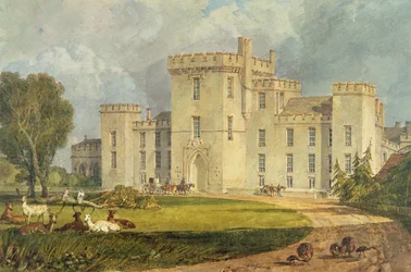 Veduta di Hampton Court da Nord-ovest, c.1806