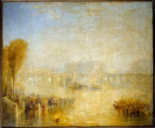Veduta del Pont Neuf a Parigi nel 1819