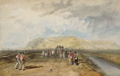 Winchelsea dalla strada di Rye