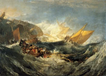 Naufragio di una nave da trasporto, c.1810