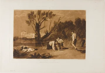 Giovani pescatori, tavola 32 da Liber Studiorum