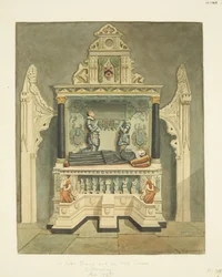 Monumento a Sir John Young e sua moglie Joan (nata Wadham) nella Cattedrale di Bristol