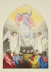 Finestra progettata da Edward Bird, R.A., nella Chiesa del Tempio