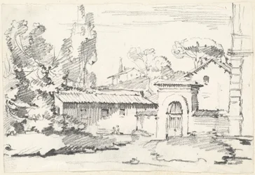 Ingresso ai giardini della Villa Giulia