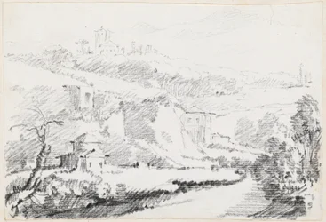 Paesaggio nelle colline albanesi