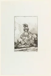 Sultana Nera, tavola 28 dalla serie Caravanne du Sultan à la Mecque