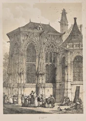 Architettura del Medioevo: St. Jacques, Dieppe, Esterno Est