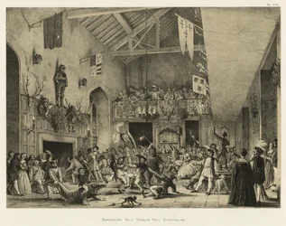 Sala dei banchetti, Haddon Hall, Derbyshire