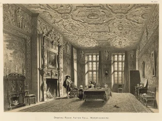Salotto, Aston Hall, Warwickshire