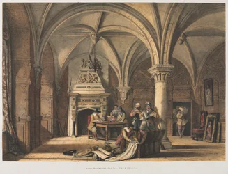 Sala, Castello di Bolsover, Derbyshire