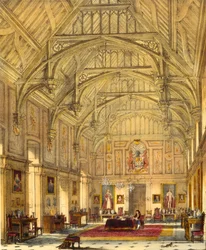 La Grande Sala, Biddington, Surrey, 1600, da 