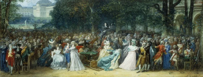 Camille Desmoulins al Palais Royale