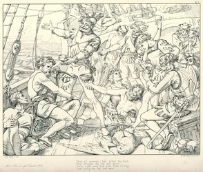 Illustrazione per La ballata del vecchio marinaio di Coleridge