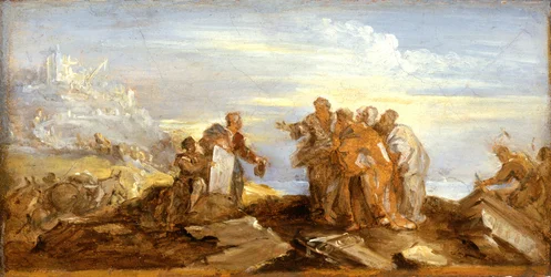 Scena dalla storia antica, c.1680-90