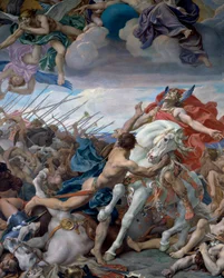 Il voto di Clodoveo alla Battaglia di Tolbiac