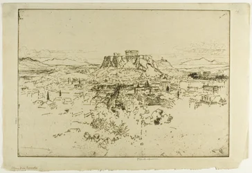 Atene dal Monte Lybacettus