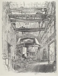 Costruzione della grande torre, 1916