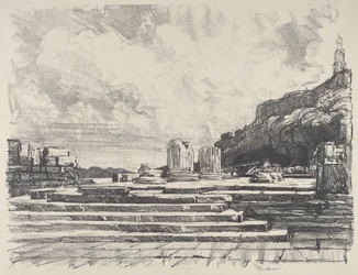 Eleusi, il pavimento del tempio