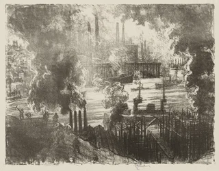 Lavoro di guerra inglese: Fiume delle munizioni