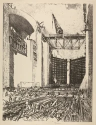 Posa del Pavimento della Chiusa di Pedro Miguel