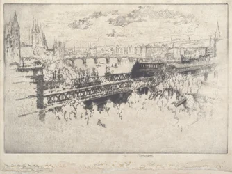 Londra sopra il ponte di Charing Cross
