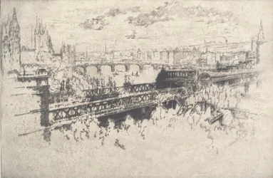 Londra sopra il ponte di Charing Cross