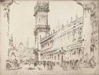 Ricostruzione del Campanile, Venezia, No.II, 1911