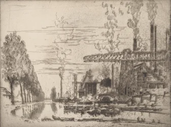 Il Canale di Bruxelles, Un Hobbema Moderno, 1910