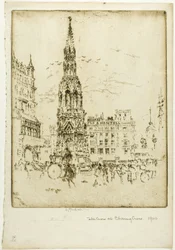La Croce di Elinor, davanti alla stazione ferroviaria di Charing Cross
